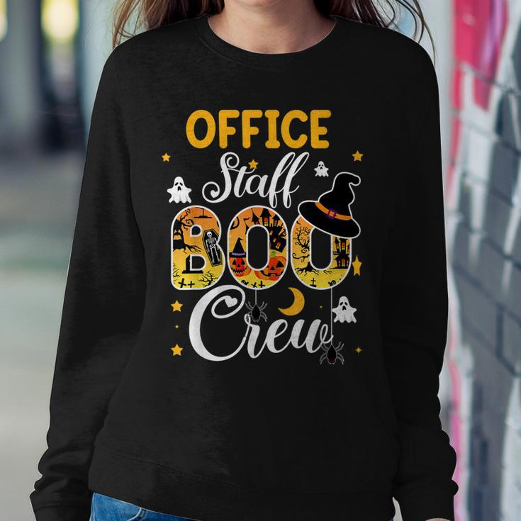 Office Staff Boo Crew Funny Halloween Matching Costume Sweatshirt Gifts for Her
