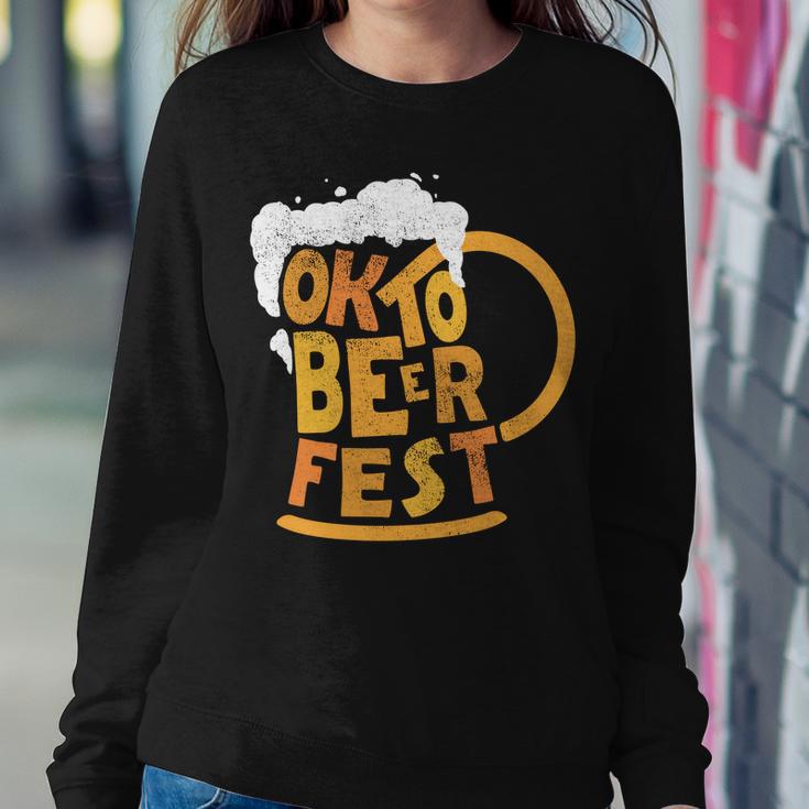 Oktoberfest Beer Fest Logo Sweatshirt Gifts for Her