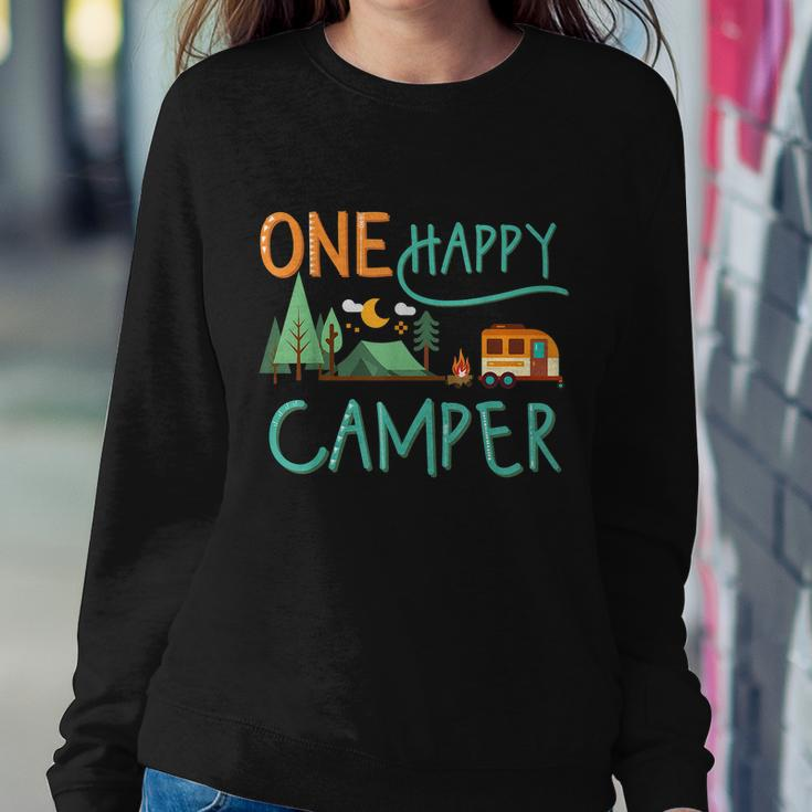 One Happy Camper First Birthday Gift Camping Matching Gift Sweatshirt Gifts for Her