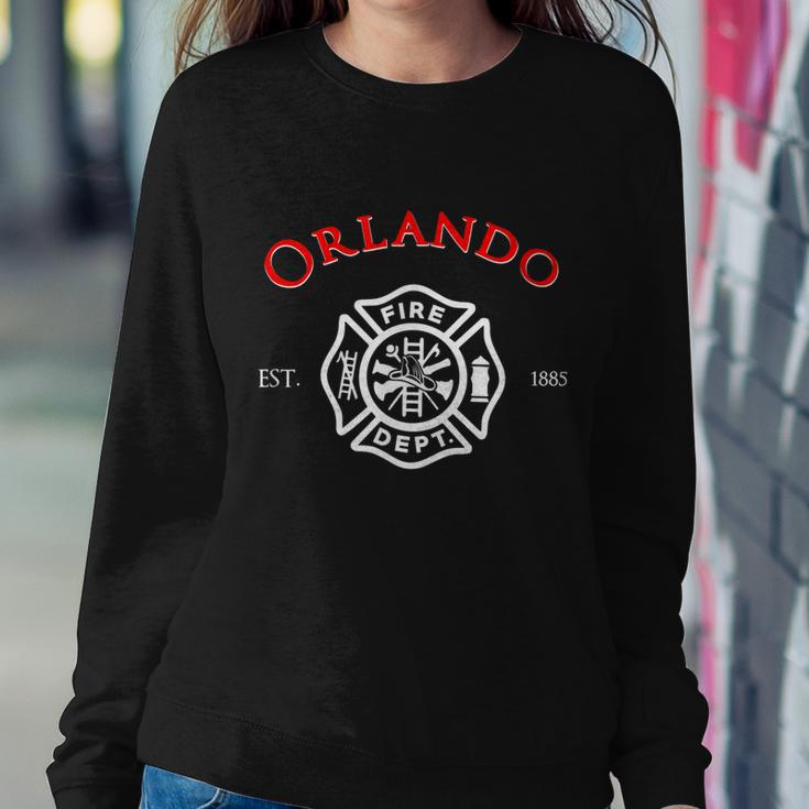 Orlando Florida Fire Rescue Department Firefighter Duty Sweatshirt Gifts for Her