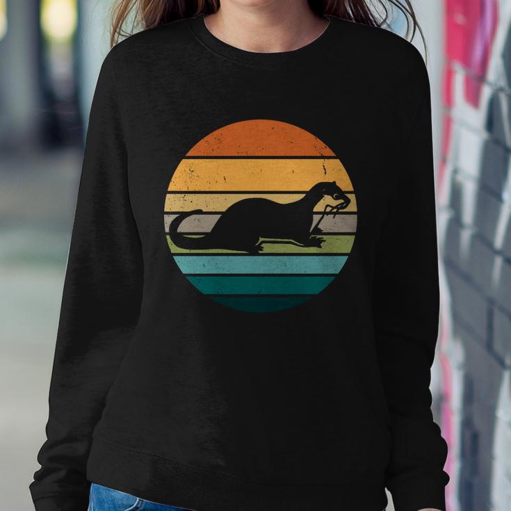 Otter Vintage Retro Logo Sweatshirt Gifts for Her