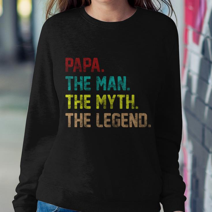 Papa The Man The Myth The Legend Vintage Sweatshirt Gifts for Her