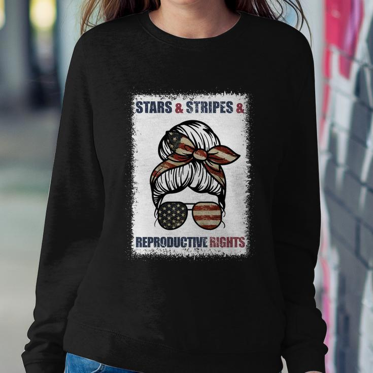 Patriotic 4Th Of July Stars Stripes And Reproductive Rights Funny Gift Sweatshirt Gifts for Her