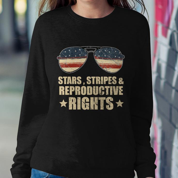 Patriotic 4Th Of July Stars Stripes And Reproductive Rights Funny Gift V2 Sweatshirt Gifts for Her