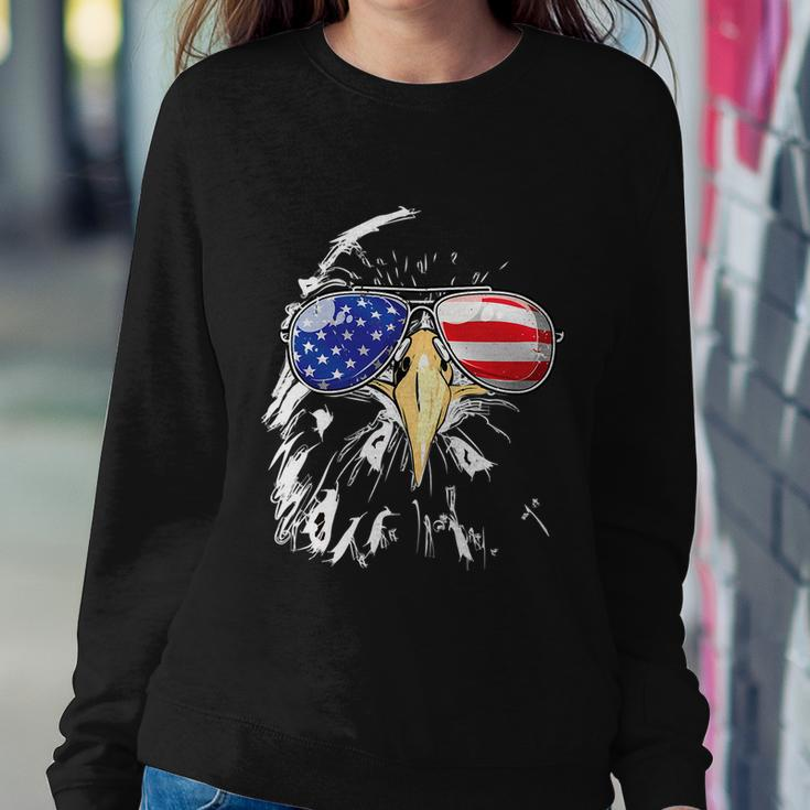 Patriotic Eagle Sunglasses Usa American Flag 4Th Of July Gift Sweatshirt Gifts for Her