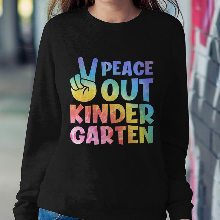 Peace Out Kindergarten Grade 2022 Happy Last Day Of School Gift Sweatshirt Gifts for Her