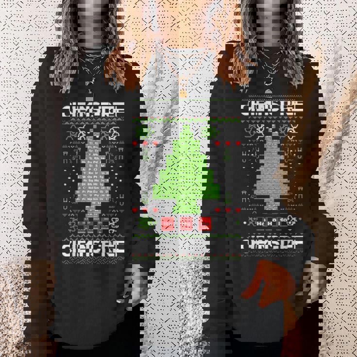 Periodic Table Tree Oh Chemistree Fun Chemistry Teacher Xmas V2 Men Women Sweatshirt Graphic Print Unisex Gifts for Her Periodic Table Tree Oh Chemistree Fun Chemistry Teacher Xmas V2 Men Women Sweatshirt Graphic Print Unisex Gifts for Her