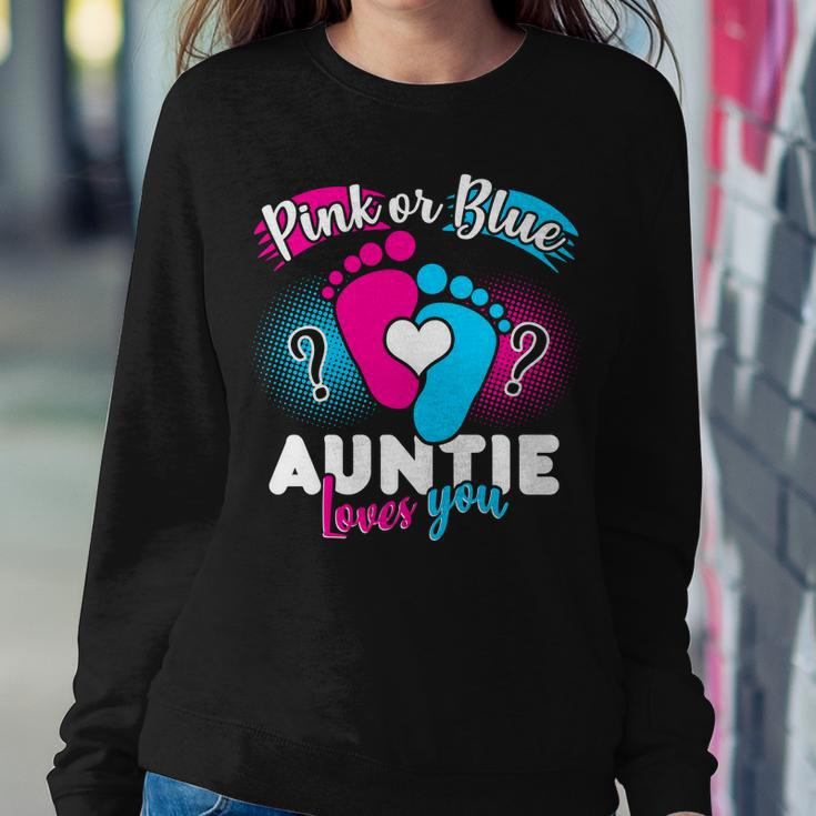 Pink Or Blue Auntie Loves You Sweatshirt Gifts for Her