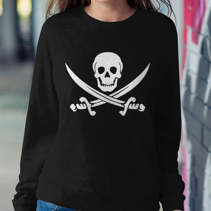 Pirate Skull & Cross Swords Tshirt Sweatshirt Gifts for Her