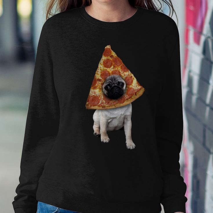 Pizza Pug Dog Tshirt Sweatshirt Gifts for Her