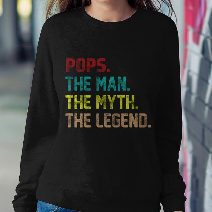Pops The Man The Myth The Legend Funny Grandpa Tshirt Sweatshirt Gifts for Her