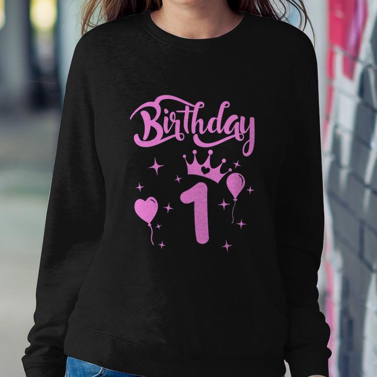 Princess Birthday Girl 1 Year Old Themed Funny Princess Birthday Sweatshirt Gifts for Her