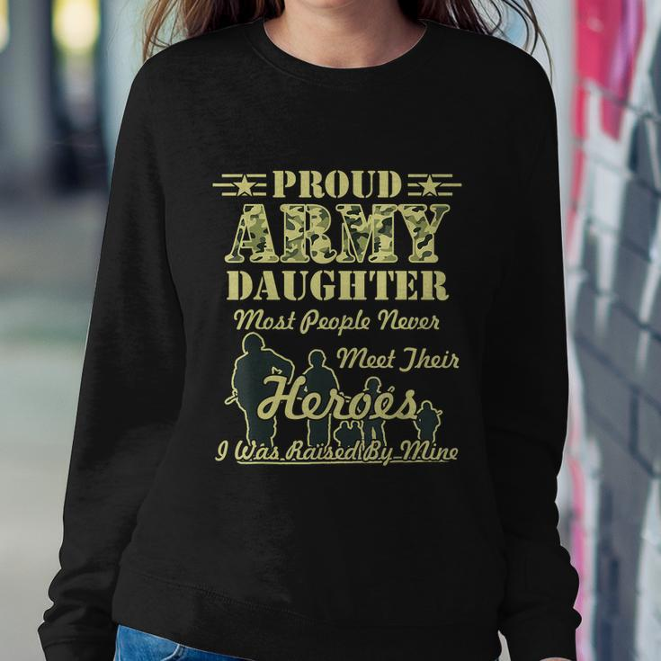 Proud Army Daughter Gift Sweatshirt Gifts for Her