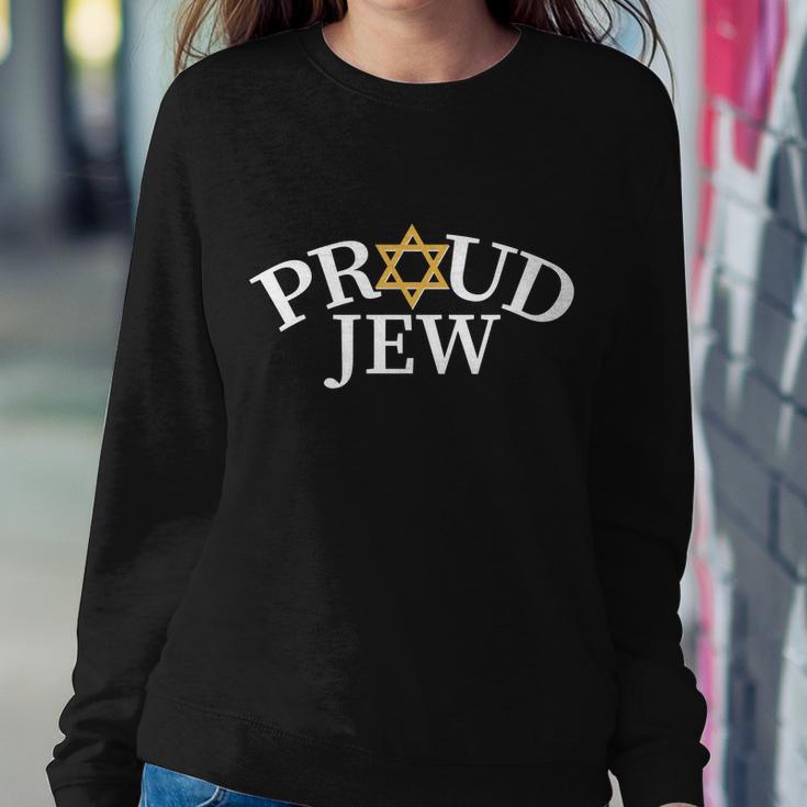 Proud Jew Jewish Star Logo Sweatshirt Gifts for Her