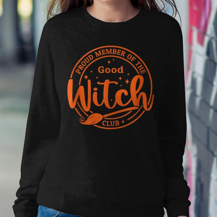 Proud Member Of The Good Witch Club Witch Vibes Halloween Sweatshirt Gifts for Her
