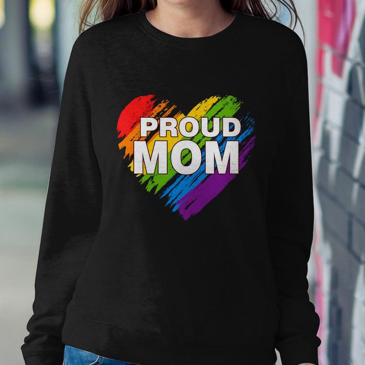 Proud Mom Lgbt Rainbow Gay Pride Gift Mothers Day Gift Sweatshirt Gifts for Her