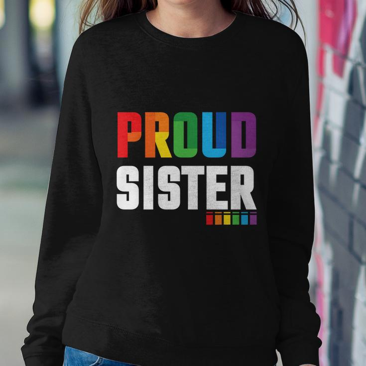 Proud Sister Gay Pride Month Lbgt Sweatshirt Gifts for Her