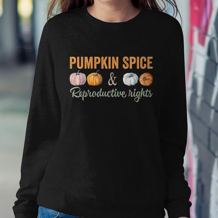 Pumpkin Spice And Reproductive Rights Gift V9 Sweatshirt Gifts for Her