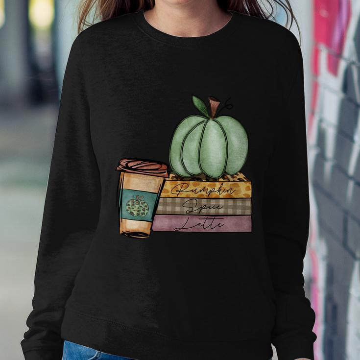 Pumpkin Spice Latte Thanksgiving Quote V2 Sweatshirt Gifts for Her