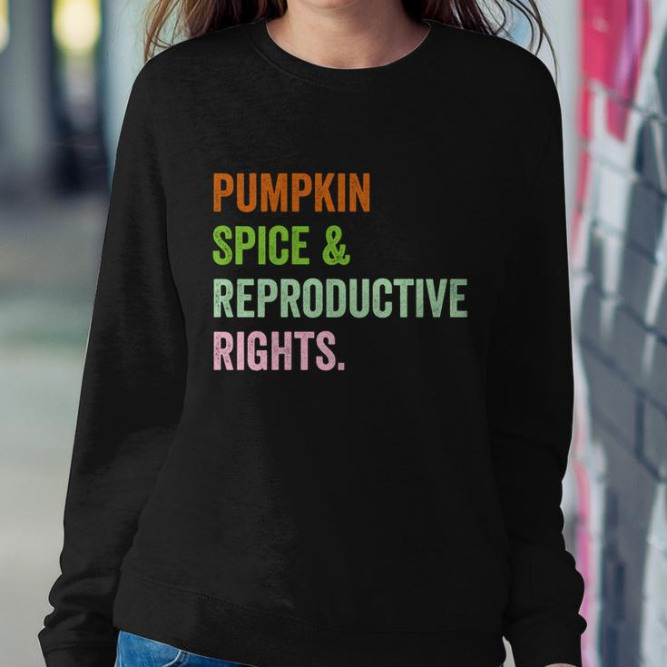 Pumpkin Spice Reproductive Rights Pro Choice Feminist Rights Gift V3 Sweatshirt Gifts for Her