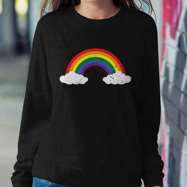 Rainbow Lgbt Gay Pride Lesbian Bisexual Ally Quote V2 Sweatshirt Gifts for Her