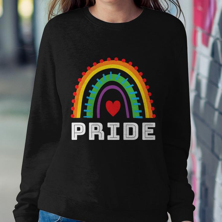 Rainbow Lgbtq Heart Pride Month Lbgt Sweatshirt Gifts for Her