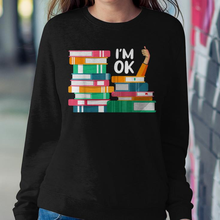 Reading Book Lovers Im Ok National Book Lovers Day Sweatshirt Gifts for Her
