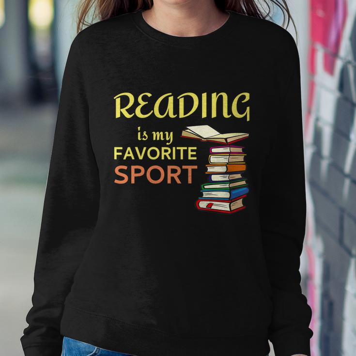 Reading Is My Favorite Sport A Cute And Funny Gift For Bookworm Book Lovers Book Sweatshirt Gifts for Her