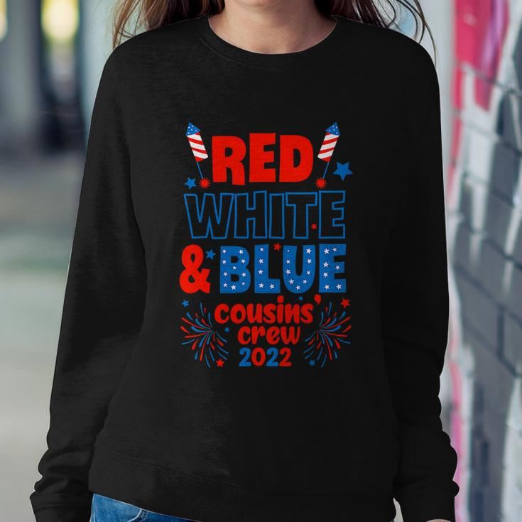 Red White & Blue Cousin Crew 2022 Cousin Crew 4Th Of July Sweatshirt Gifts for Her