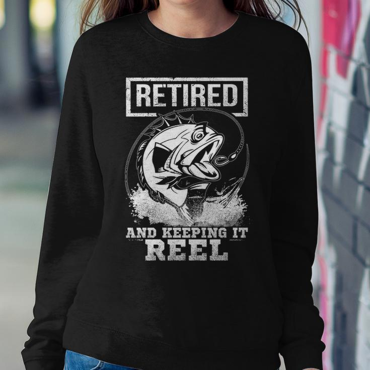 Retired And Keeping It Reel Sweatshirt Gifts for Her