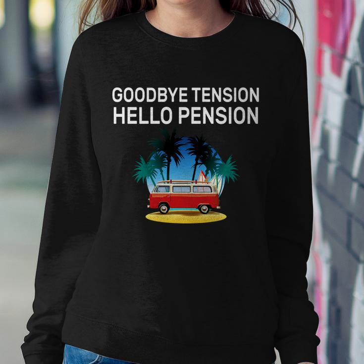 Retired Goodbye Tension Hello Pension Vacation Tshirt Sweatshirt Gifts for Her