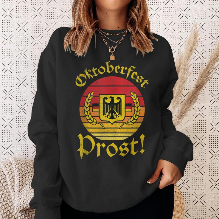 Retro Prost Men Women German Eagle Vintage Oktoberfest  Men Women Sweatshirt Graphic Print Unisex Gifts for Her