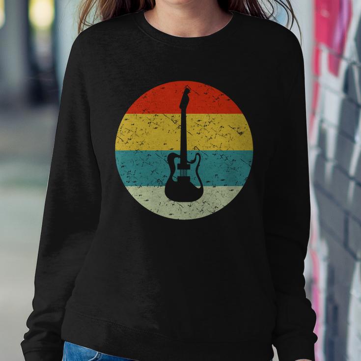 Retro Vintage Bas Guitar Sweatshirt Gifts for Her