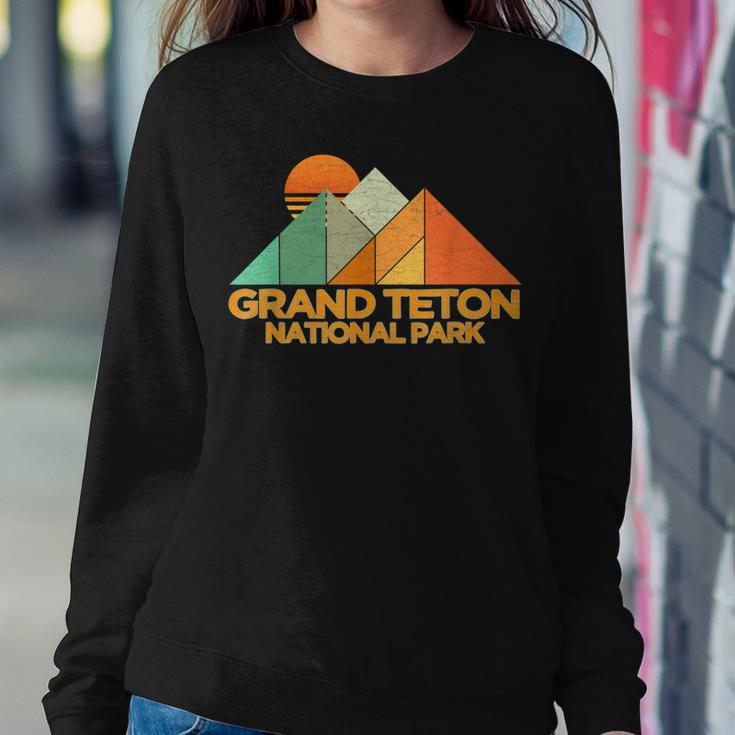 Retro Vintage Grand Teton National Park Sweatshirt Gifts for Her