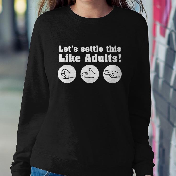 Rock Paper Scissors V2 Sweatshirt Gifts for Her