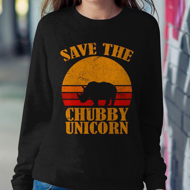 Save The Chubby Unicorn Distressed Sun Tshirt Sweatshirt Gifts for Her