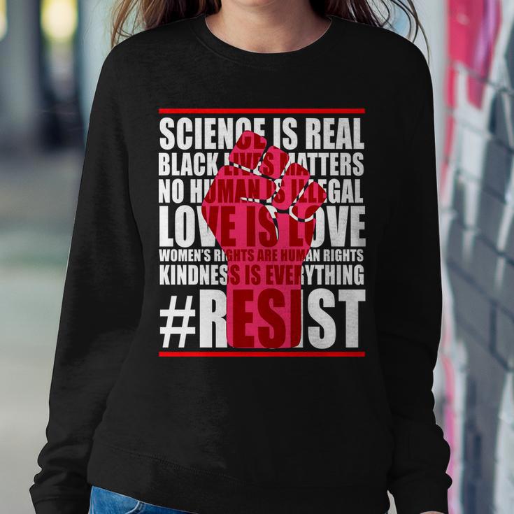 Science Is Real Resist Quote Tshirt Sweatshirt Gifts for Her