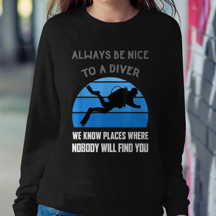 Scuba Diver Funny Quote Love Dive Diving Humor Open Water Sweatshirt Gifts for Her