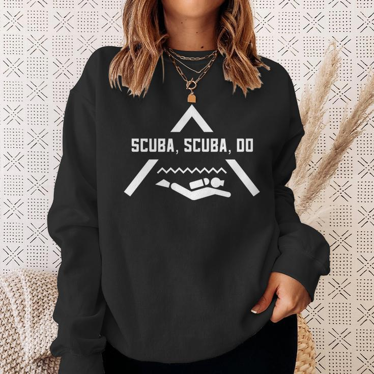 Scuba Scuba Do Funny Diving  Men Women Sweatshirt Graphic Print Unisex Gifts for Her