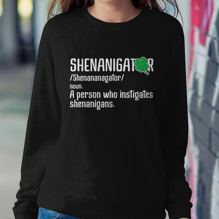 Shenanigator Definition St Patricks Day Graphic Design Printed Casual Daily Basic V2 Sweatshirt Gifts for Her