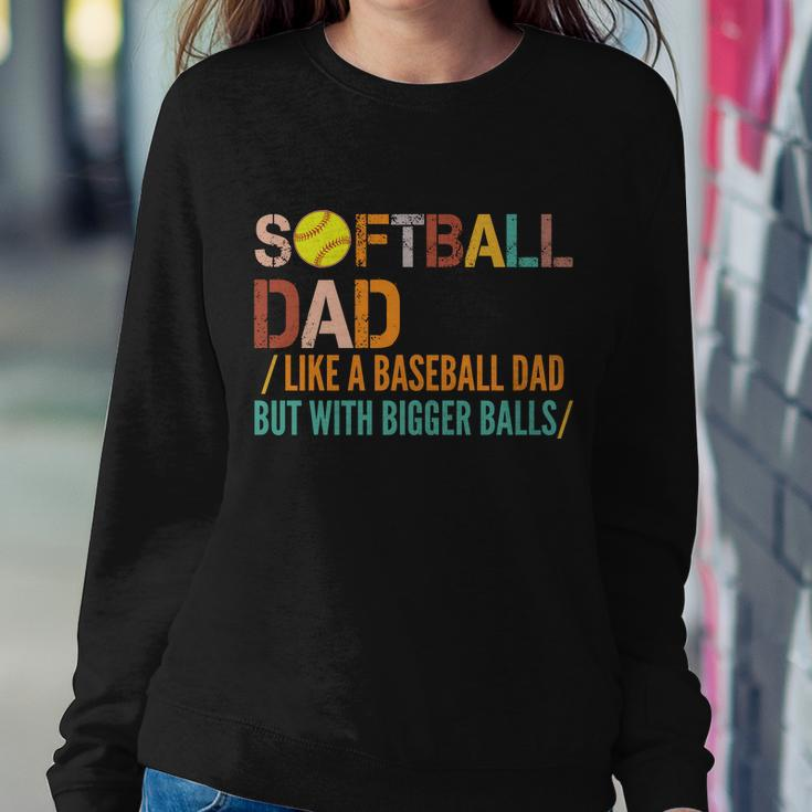 Softball Dad Like A Baseball Dad Vintage Tshirt Sweatshirt Gifts for Her