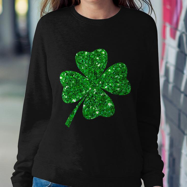 Sparkle Clover Irish Shirt For St Patricks & Pattys Day Sweatshirt Gifts for Her