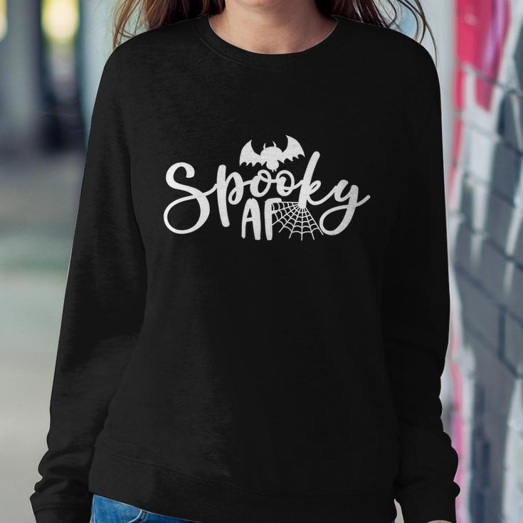 Spooky Af Cute Graphic Design Printed Casual Daily Basic V2 Sweatshirt Gifts for Her