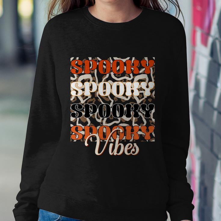 Spooky Spooky Spooky Spooky Vibes Halloween Quote V2 Sweatshirt Gifts for Her