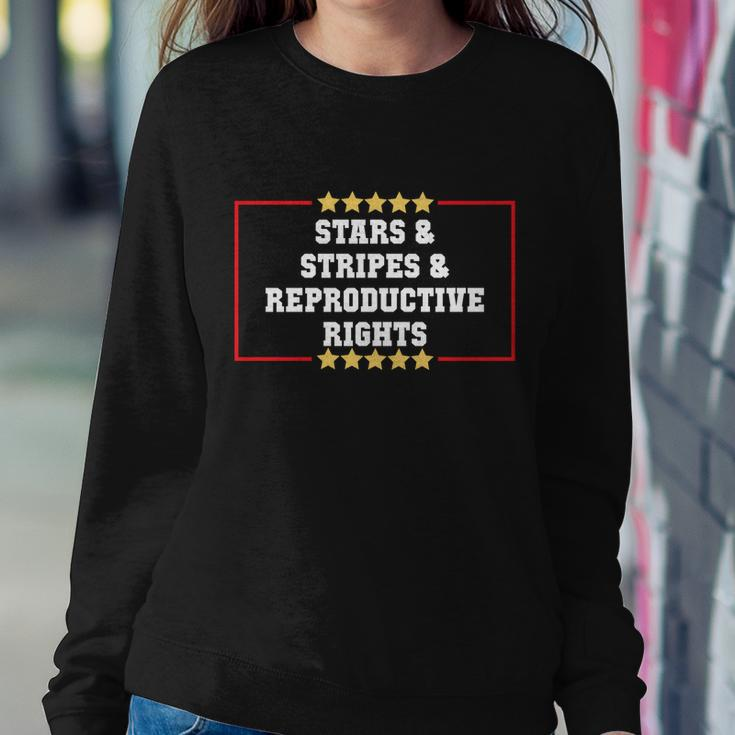 Stars Stripes Reproductive Rights American Flag 4Th Of July Gift Sweatshirt Gifts for Her