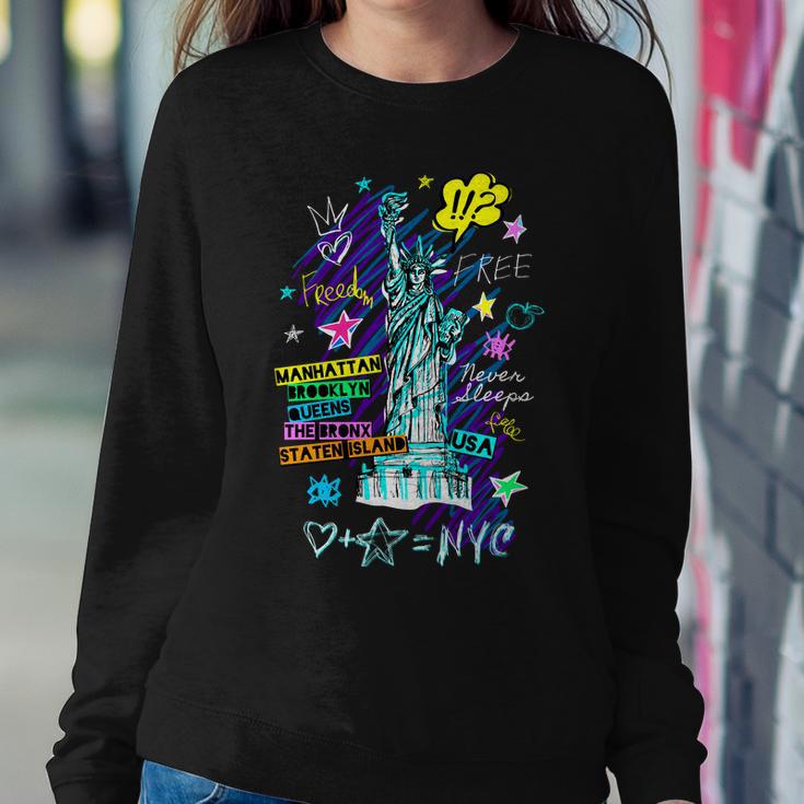 Statue Of Liberty Cities Of New York Sweatshirt Gifts for Her