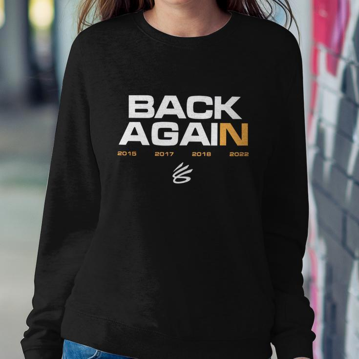 Stephen Back Again Warriors Champion Sweatshirt Gifts for Her