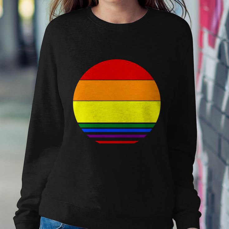 Sunset Lgbt Gay Pride Lesbian Bisexual Ally Quote V3 Sweatshirt Gifts for Her