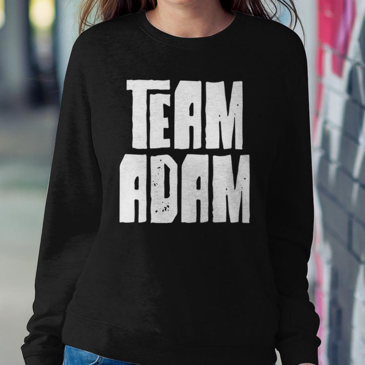 Team Adam Son Dad Mom Husband Grandson Sports Family Group Sweatshirt Gifts for Her