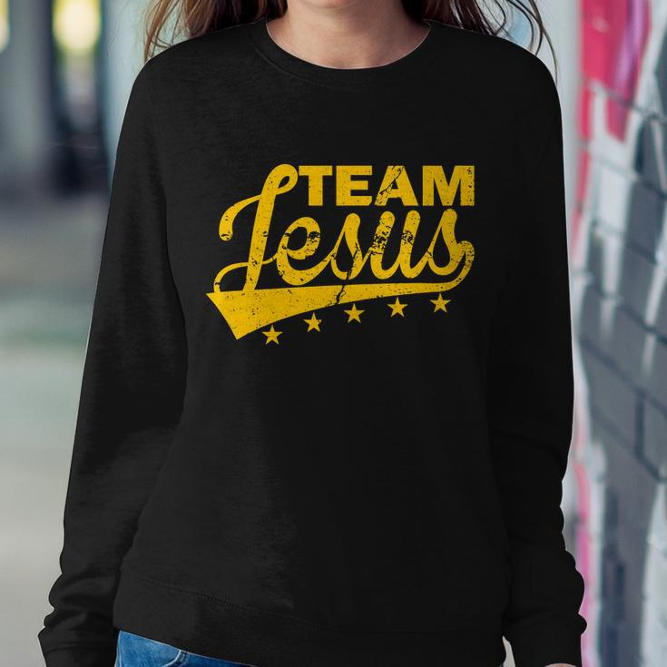 Team Jesus Vintage Christian Tshirt Sweatshirt Gifts for Her